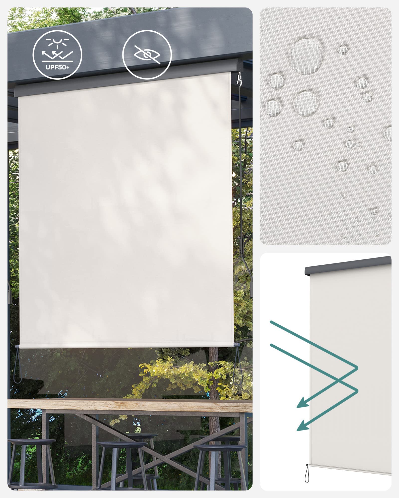 songmics-senkrechtmarkise-classic-gsa165be-1-6-x-2-5-m-beige image 7