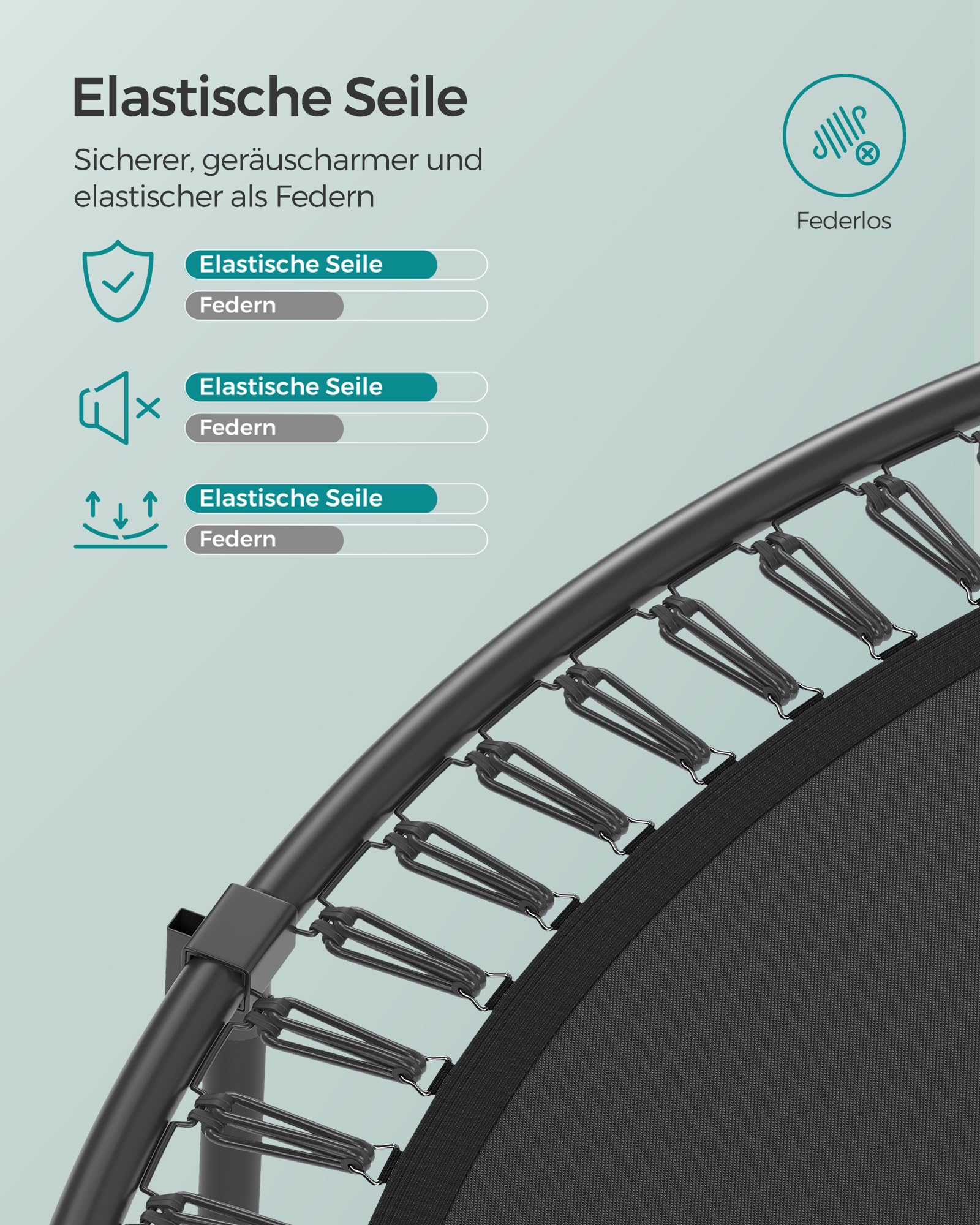 songmics-federloses-trampolin-outdoor-244-cm-mit-sicherheitsnetz image 4