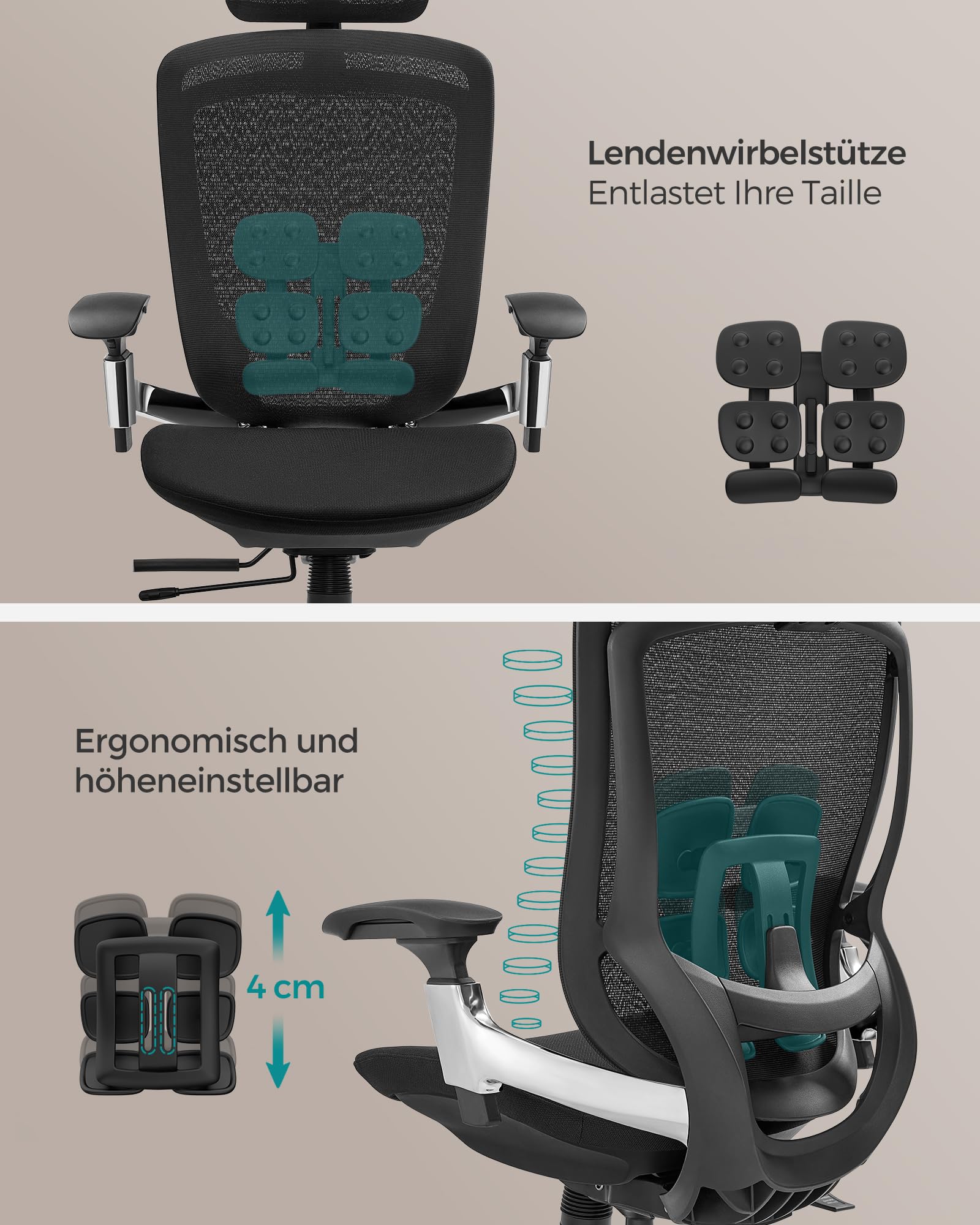 songmics-b-rostuhl-obn068b01-tintenschwarz-ergonomischer-schreibtischstuhl-bis-1 image 8
